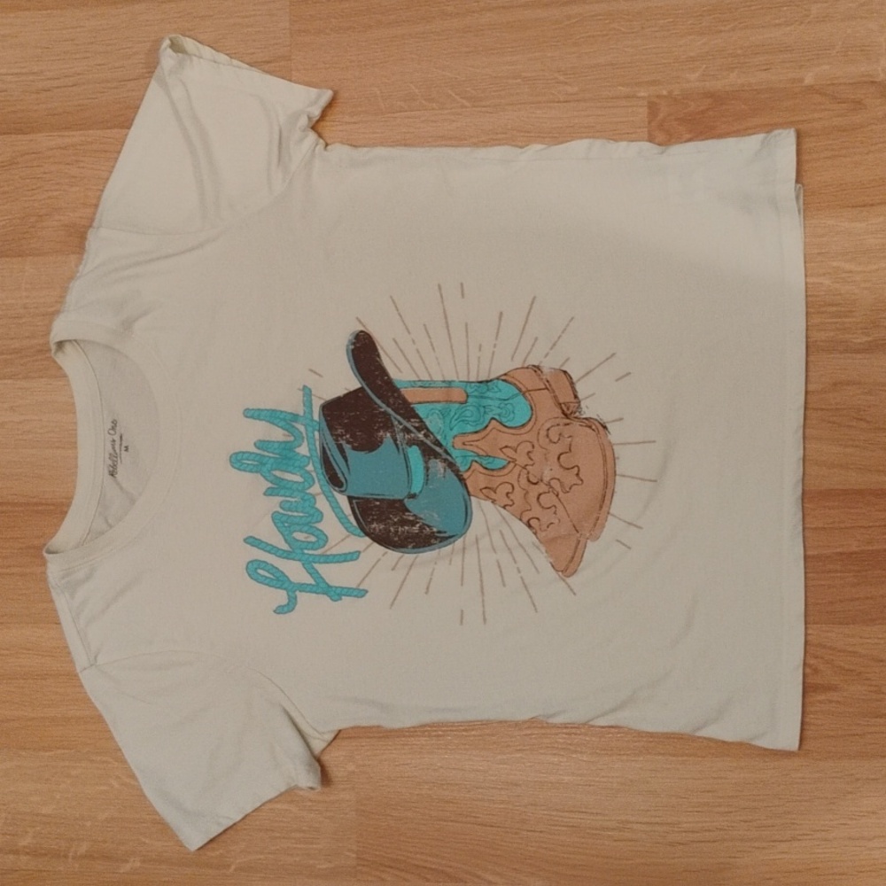 Rebellious One Cream Howdy T-Shirt